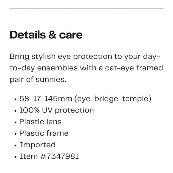 Puma 58MN Cat Eye Core Sunglasses - Picture 10 of 10